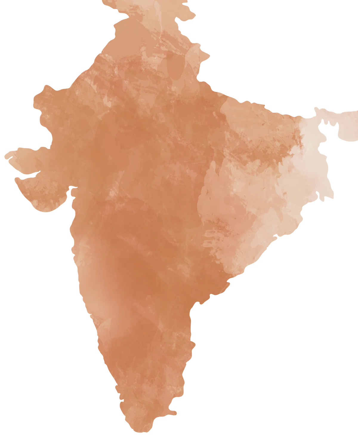 Journey route map — North India