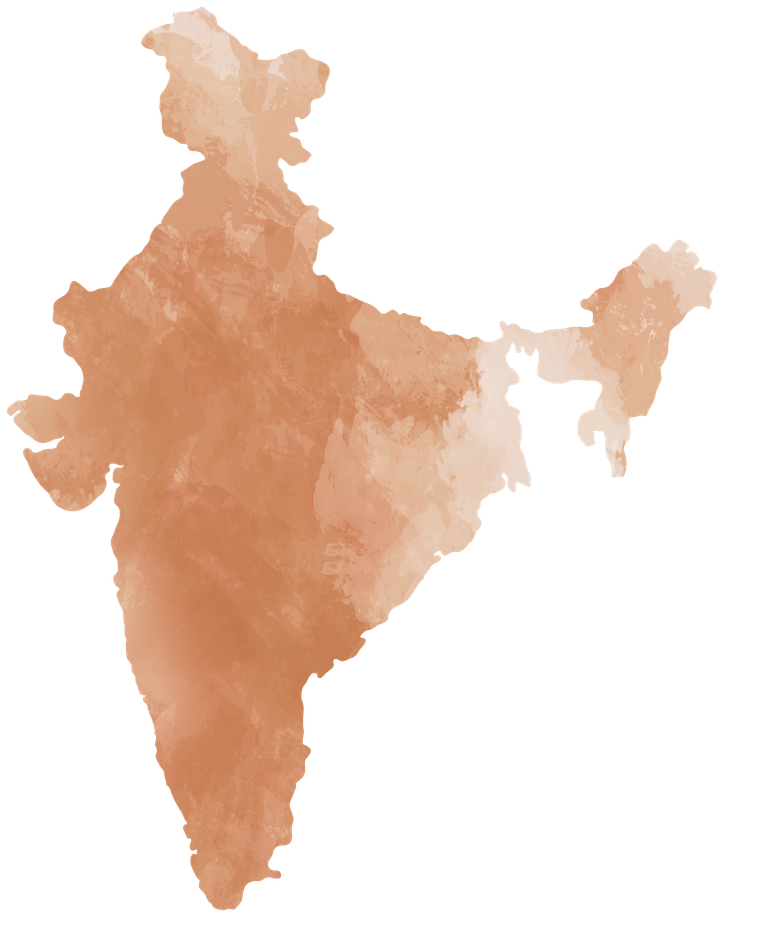 Journey route map — North India